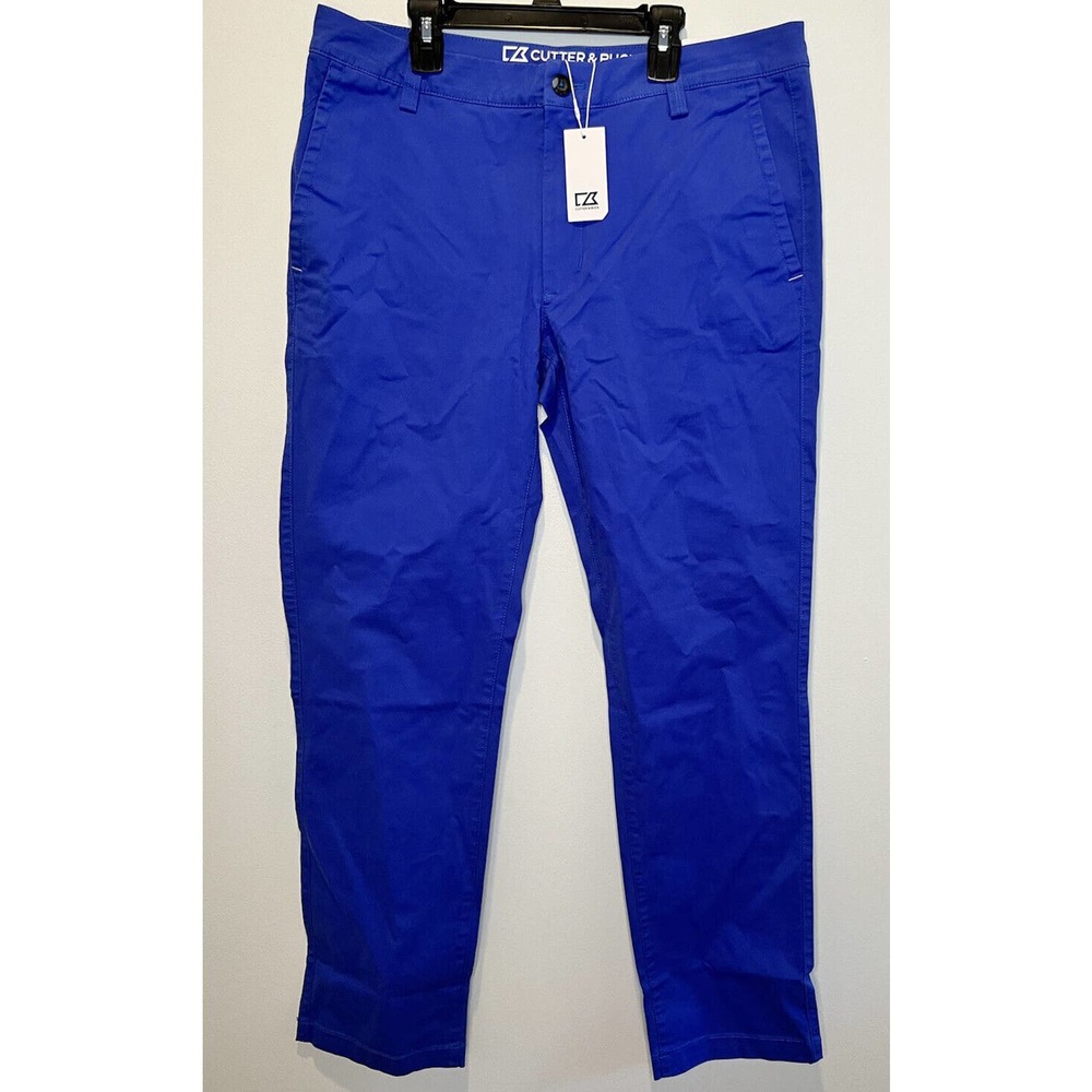 Cutter & Buck Voyager Chino Stretch Golf Sports Pants 33x32 ~ NWT